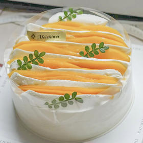 【No.382】原味动物奶油芒果蛋糕