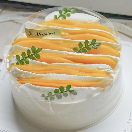 【No.382】原味动物奶油芒果蛋糕 商品图0