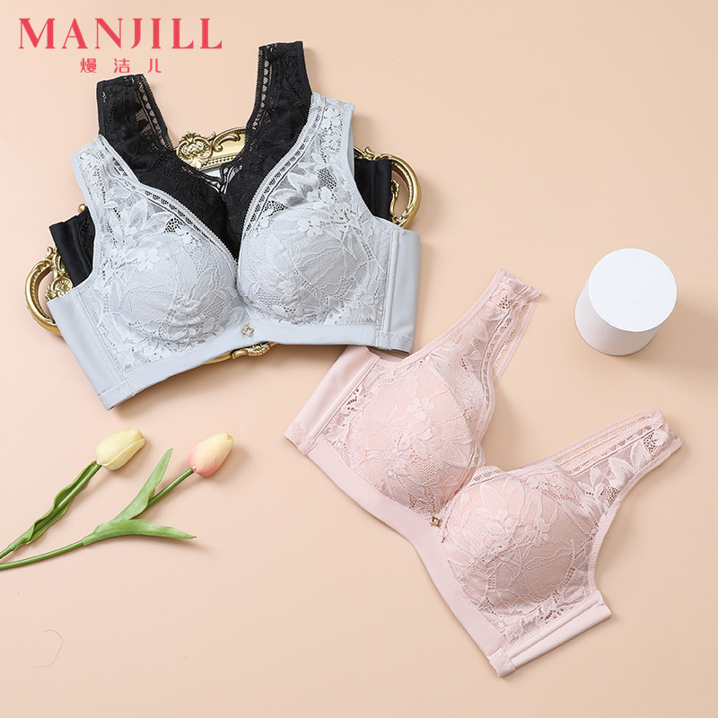 熳洁儿 商场同款沉醉系列内衣女上薄下厚小胸聚拢性感内衣软钢圈文胸22701306