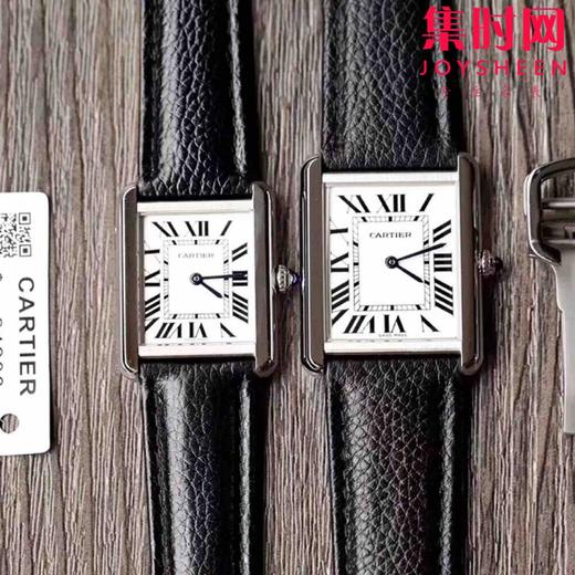 卡地亚 TANK 坦克系列石英款式女表，有小号31X24mm 中号33X27mm 商品图0