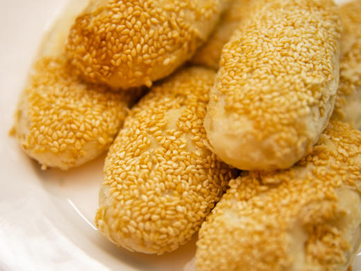 【大师面点】金元宝大麻糕 口味咸香 酥到掉渣 香的要命 商品图3