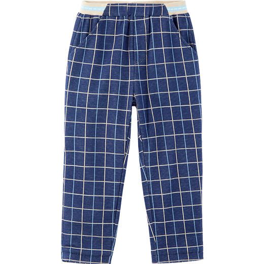 英氏儿童休闲裤22秋冬宝宝双层长裤纯棉童装裤子YRKCJ32155A 商品图4