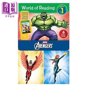 【中商原版】World of Reading Avengers Boxed Set Level 1 迪士尼阅读世界 复仇者联盟 6册 英文原版儿童绘本 迪士尼系列