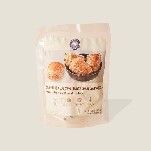 优厨煮意巧克力黄油面包 260g 商品图0