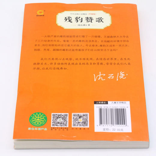 残豹赞歌(升级版)/中外动物小说精品 商品图3
