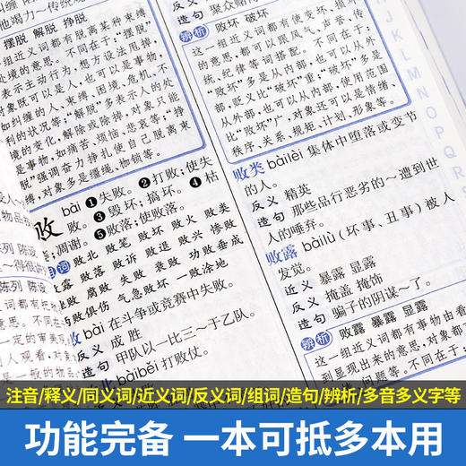 同义词近义词反义词组词造句多音多义字词典~统编教材版~华语教学金奖好书~老师力荐 商品图2