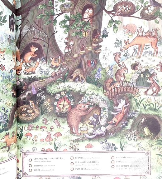 【中商原版】Freya Hartas 如果你今天去森林 If You Go Down to the Woods Today 英文原版 儿童诗集绘本 自然季节图画书 4岁 商品图6