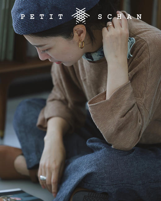 PETIT SCHAN小闪 CLO#103 Bubble sweater 亚麻棉绢丝波点针织衫 商品图7