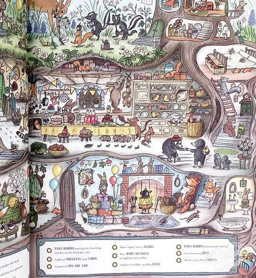 【中商原版】Freya Hartas 如果你今天去森林 If You Go Down to the Woods Today 英文原版 儿童诗集绘本 自然季节图画书 4岁 商品图8