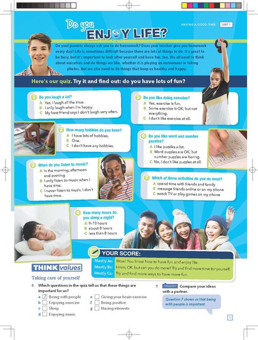 新拓展系列外研思辨英语青少版(学生包)(1A)(点读版)（学生用书+练习册） 商品图5