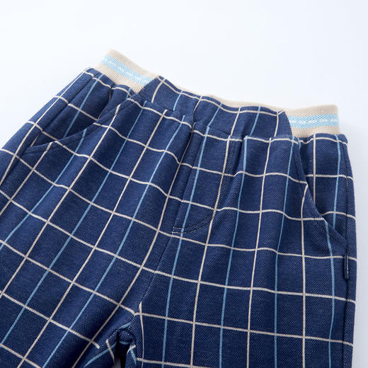 英氏儿童休闲裤22秋冬宝宝双层长裤纯棉童装裤子YRKCJ32155A 商品图1