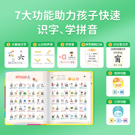 拼音识字一本通（手指点读有声书） 商品图3