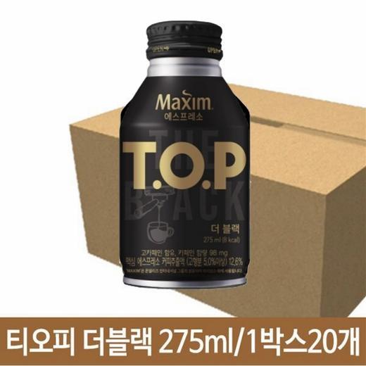 【整箱】东西 麦馨TOP黑咖啡275ml*24   商品图0