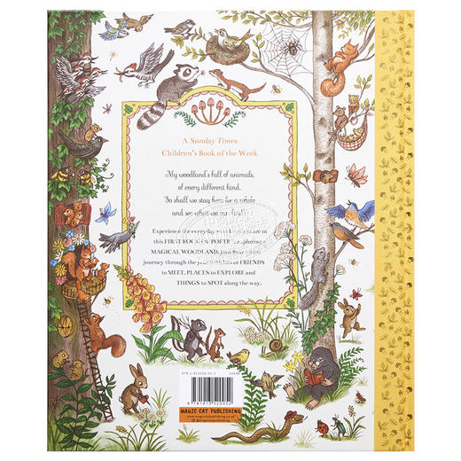 【中商原版】Freya Hartas 如果你今天去森林 If You Go Down to the Woods Today 英文原版 儿童诗集绘本 自然季节图画书 4岁 商品图1