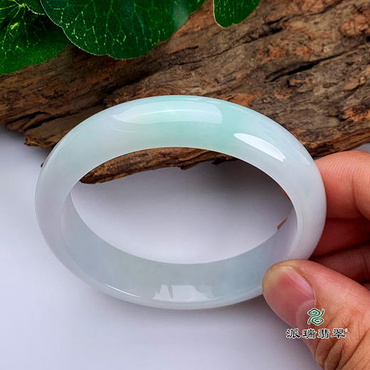 派瑞翡翠 翡翠手镯 糯种 绿色 商品图1