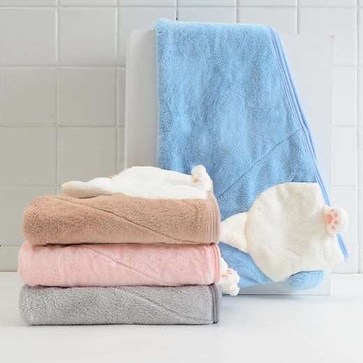 【柯基加厚干发帽】柔软加厚强吸水擦洗长头 商品图2