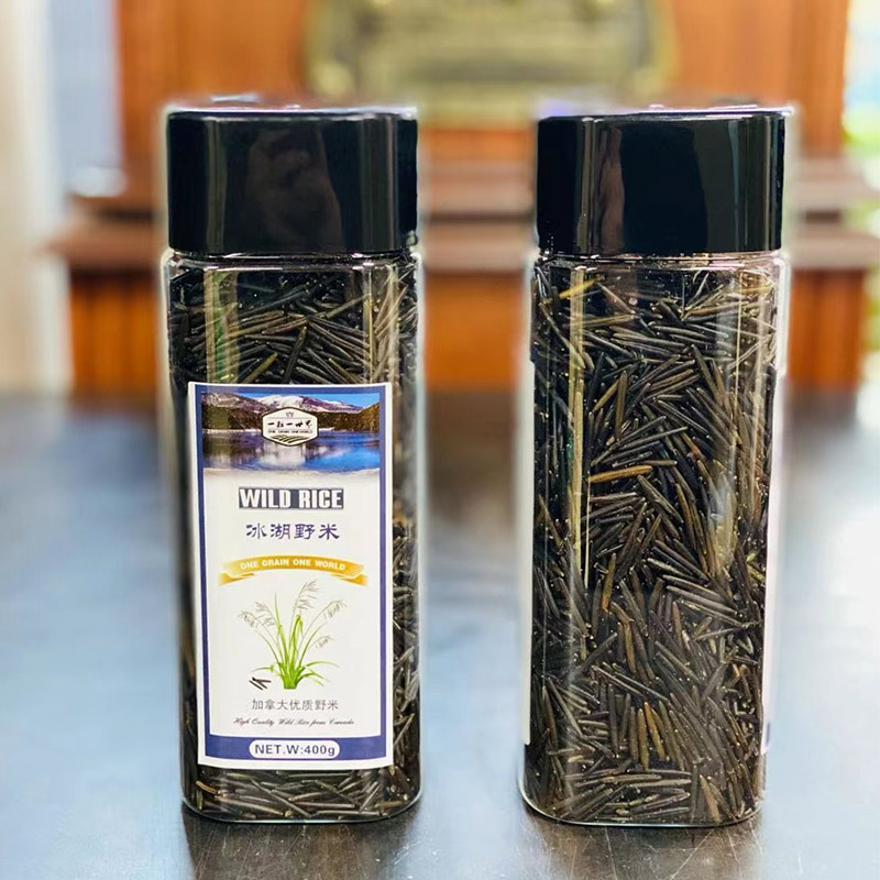 加拿大冰湖有机野米  |  生长在世界上最大的淡水湖区域——北美五大湖区，被称为谷物鱼子酱，高级料理搭档，产量极少，营养极丰富~
