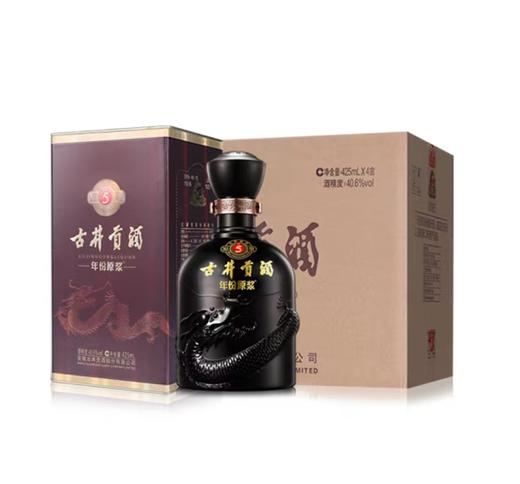 古井贡酒年份原浆 古5（40.6° 白酒） 425ml*4瓶装/箱【BC】【ZW】 商品图1