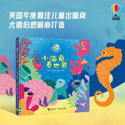 (仓发) 小海龟，看世界/躲猫猫故事翻翻书/尤斯伯恩/接力出版社/9787544866729 商品图1