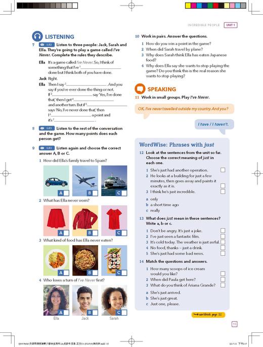 新拓展系列外研思辨英语青少版(学生包)(2A)(点读版)（学生用书+练习册） 商品图6