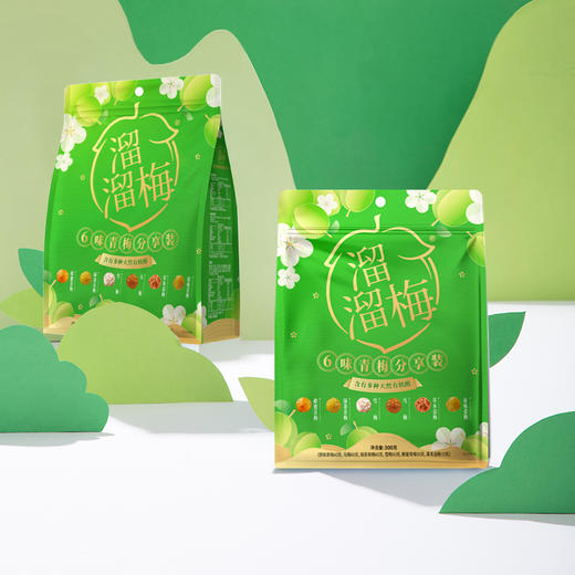 【肖战推荐】 溜溜梅 六味青梅分享装300g 青梅零食大礼包梅子 商品图3