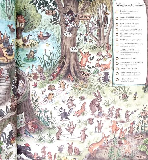 【中商原版】Freya Hartas 如果你今天去森林 If You Go Down to the Woods Today 英文原版 儿童诗集绘本 自然季节图画书 4岁 商品图7