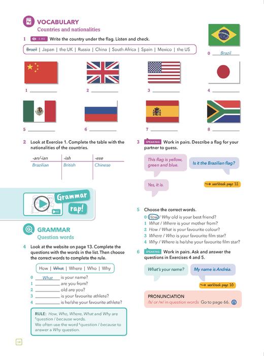 新拓展系列外研思辨英语青少版(学生包)(入门级A)(点读版)（学生用书+练习册） 商品图5