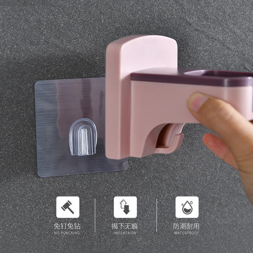 【固定架】吹风机架免打孔家用浴室卫生间置物架收纳架壁挂电吹风架风筒架子 商品图3