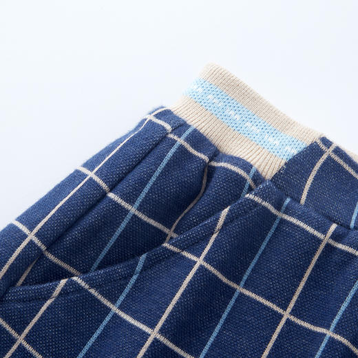 英氏儿童休闲裤22秋冬宝宝双层长裤纯棉童装裤子YRKCJ32155A 商品图2