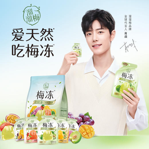 【肖战推荐】溜溜梅 5味分享装梅冻400g休闲零食蒟蒻果冻0脂肪 商品图0