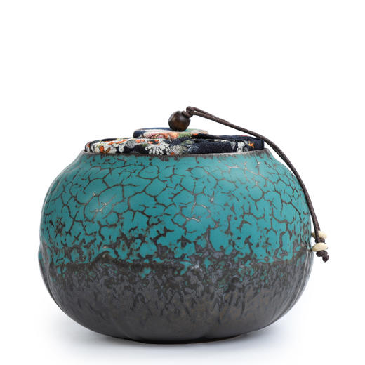 装茶叶罐陶瓷密封罐存茶罐储茶罐小号普洱茶盒大号家用茶叶桶茶缸 商品图1