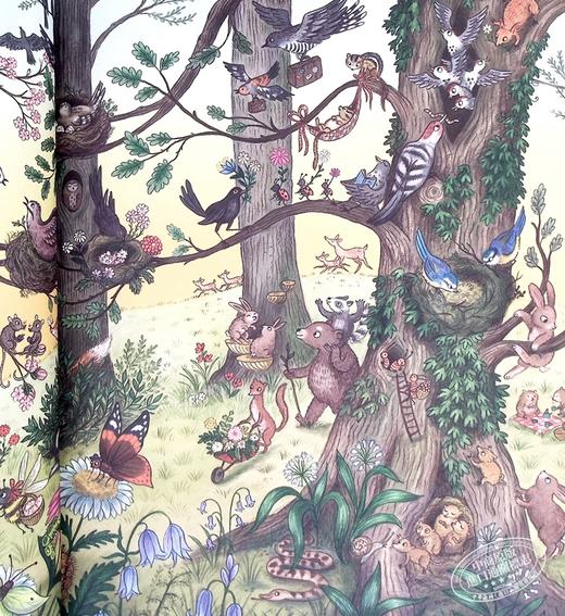 【中商原版】Freya Hartas 如果你今天去森林 If You Go Down to the Woods Today 英文原版 儿童诗集绘本 自然季节图画书 4岁 商品图5