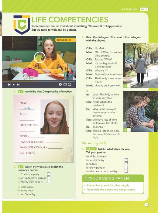 新拓展系列外研思辨英语青少版(学生包)(入门级A)(点读版)（学生用书+练习册） 商品图10