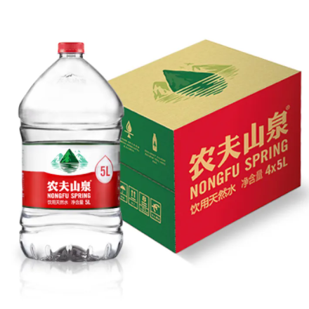 【无锡送水】套餐价：农夫山泉天然水5L*4*3箱 管家送货上门 时间8：00-20：00 xc