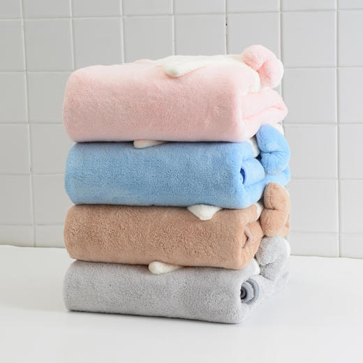 【柯基加大加厚浴巾】可裹家用情侣男吸水大毛巾裹巾套装 商品图3
