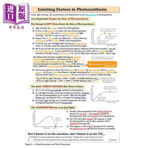 【中商原版】英国CGP原版教辅 9-1 GCSE Biology Edexcel Revision 生物学 爱德思考试复习备考套装5册 练习 小测 问答卡 答案 商品图4