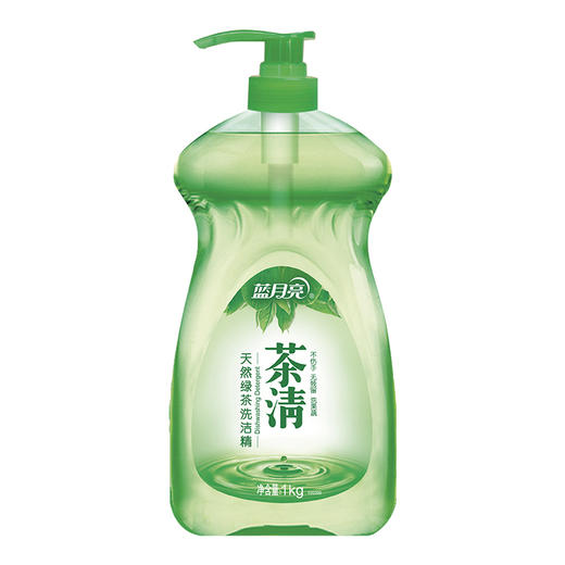 蓝月亮茶清天然绿茶洗洁精1kg 商品图0