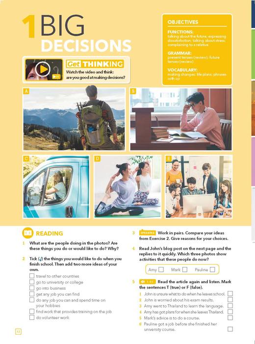 新拓展系列外研思辨英语青少版(学生包)(3A)(点读版)（学生用书+练习册） 商品图3