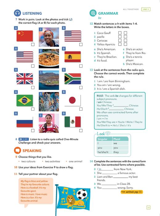 新拓展系列外研思辨英语青少版(学生包)(入门级A)(点读版)（学生用书+练习册） 商品图6