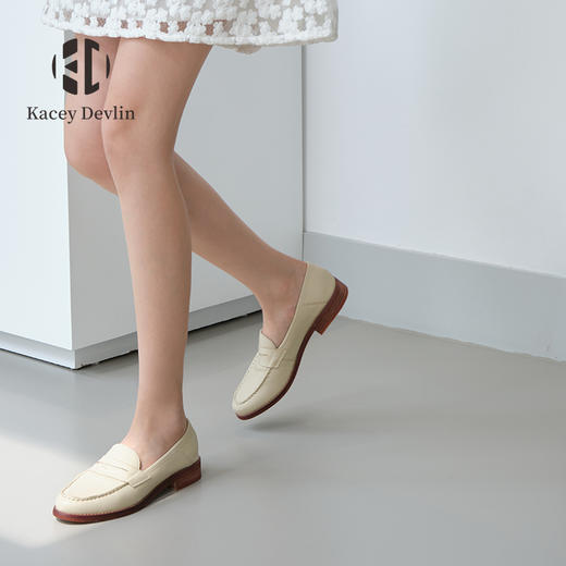 【LDD】Kacey Devlin英伦小皮鞋女软皮春秋新款鹿皮休闲鞋，柔软舒适，皮质挺括，软而不塌 不同担心过时，经典的款式永不过时 商品图1
