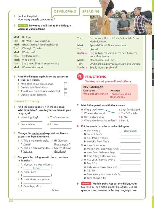 新拓展系列外研思辨英语青少版(学生包)(入门级A)(点读版)（学生用书+练习册） 商品图9