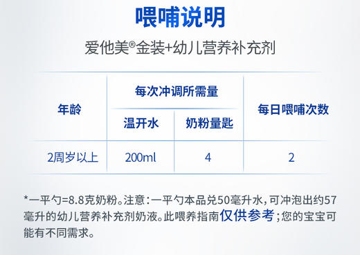 直邮 爱他美金装4段*3罐 商品图2