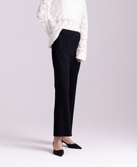 凉感八分微喇叭裤36713 商品图3