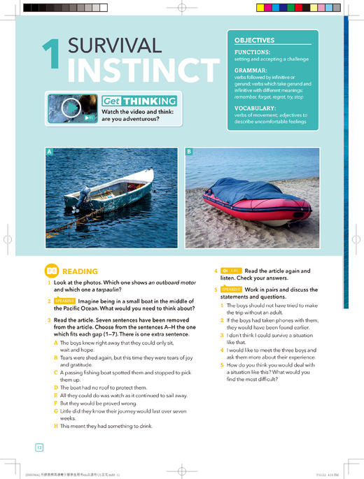 新拓展系列外研思辨英语青少版(学生包)(4A)(点读版)（学生用书+练习册） 商品图3