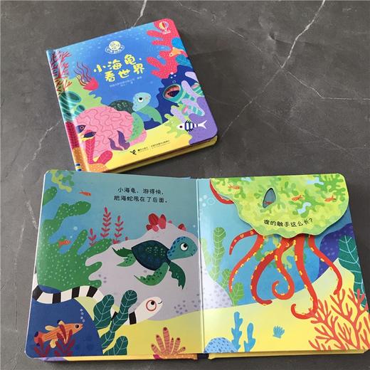 (仓发) 小海龟，看世界/躲猫猫故事翻翻书/尤斯伯恩/接力出版社/9787544866729 商品图3