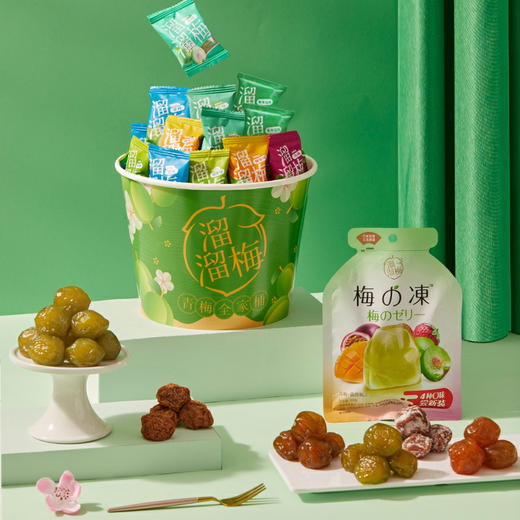 【肖战推荐】溜溜梅 六味青梅全家桶480g零食年货大礼包乌梅 商品图2