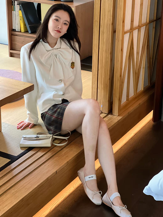 天才少女you等生制服风大小姐白西装 商品图2