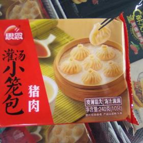 思念小笼包灌汤小笼包袋装 240g猪肉。