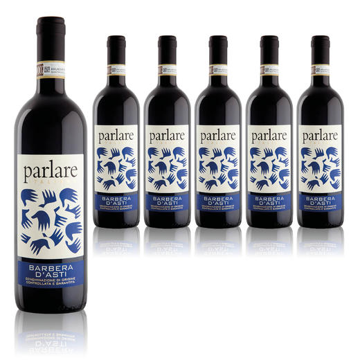 【整箱购买】意大利原瓶进口红酒 派拉雷巴贝拉迪斯干红 Parlare Barbera d'Asti 6*750ml【2012】 商品图0