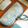 太阳花系列棉麻眼镜盒布艺便携眼镜收纳盒 商品缩略图3